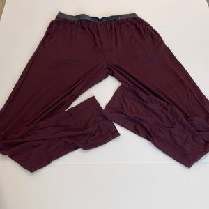 Msx medium lounge/sleep pants burgundy color